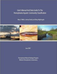 User's Manual and Data Guide to the Pennsylvania Aquatic Community Classification